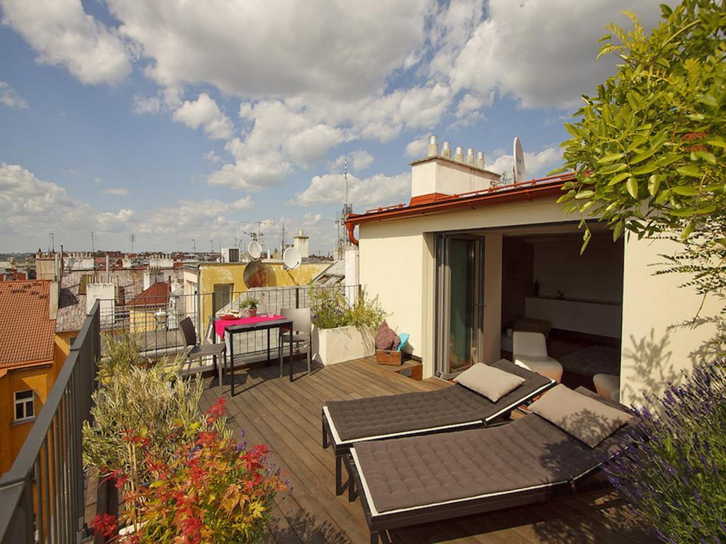 Luxury Penthouse Apartment Prague Chambre photo